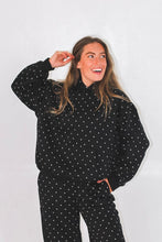 Load image into Gallery viewer, Bambi Polka Dot Hoodie In Black