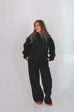 Load image into Gallery viewer, Bambi Polka Dot Sweatpants In Black