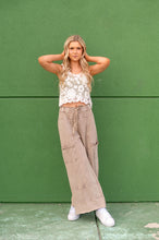 Load image into Gallery viewer, Blakely Wide Leg Cargo Sweatpants