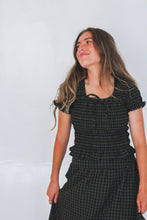 Load image into Gallery viewer, Olive Gingham Top
