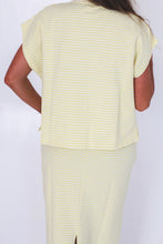 Load image into Gallery viewer, Buttercup Striped Skirt Set
