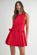 Load image into Gallery viewer, Brooklyn Bow Mini Dress
