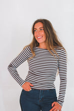 Load image into Gallery viewer, Sailor Top in Chocolate

