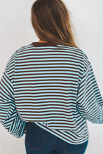 Load image into Gallery viewer, Harper Striped Top in Brown
