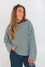 Load image into Gallery viewer, Harper Striped Top in Brown
