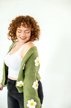 Load image into Gallery viewer, Daisy Knit Cardigan in Sage
