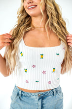Load image into Gallery viewer, Floral Embroidered Tank
