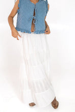Load image into Gallery viewer, Willa White Maxi Skirt
