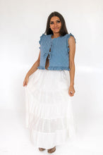 Load image into Gallery viewer, Willa White Maxi Skirt
