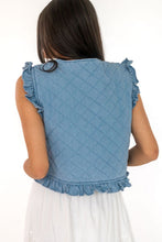 Load image into Gallery viewer, Laney Quilted Denim Vest
