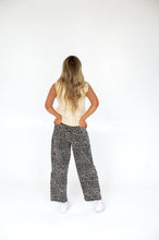Load image into Gallery viewer, Leopard Denim Barrel Pants
