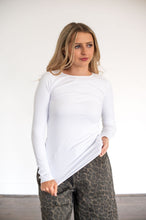 Load image into Gallery viewer, Riley Long Sleeve Top in White
