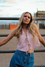 Load image into Gallery viewer, Elle Tie Front Top
