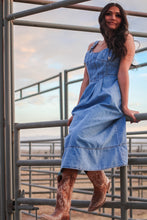 Load image into Gallery viewer, Josie Denim Midi Dress
