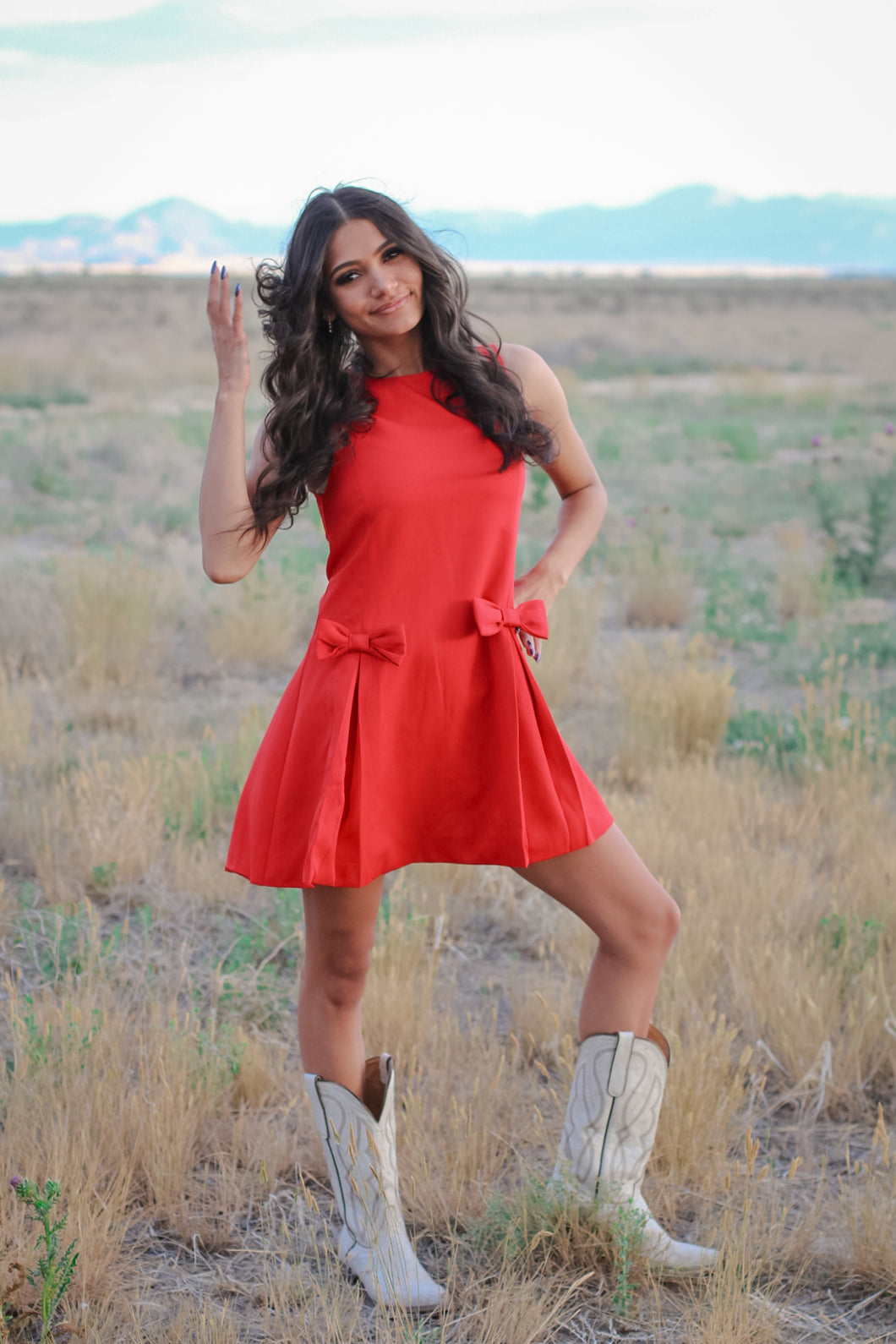 Brooklyn Bow Mini Dress