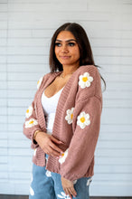 Load image into Gallery viewer, Daisy Knit Cardigan in Pink
